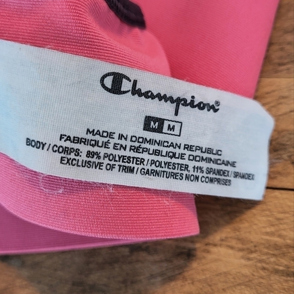 Champion Coral Pink Stretch Racerback Sports Bra - Picture 4 of 7